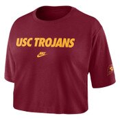 USC Trojans Women's Nike Cardinal Legacy Crop T-Shirt
